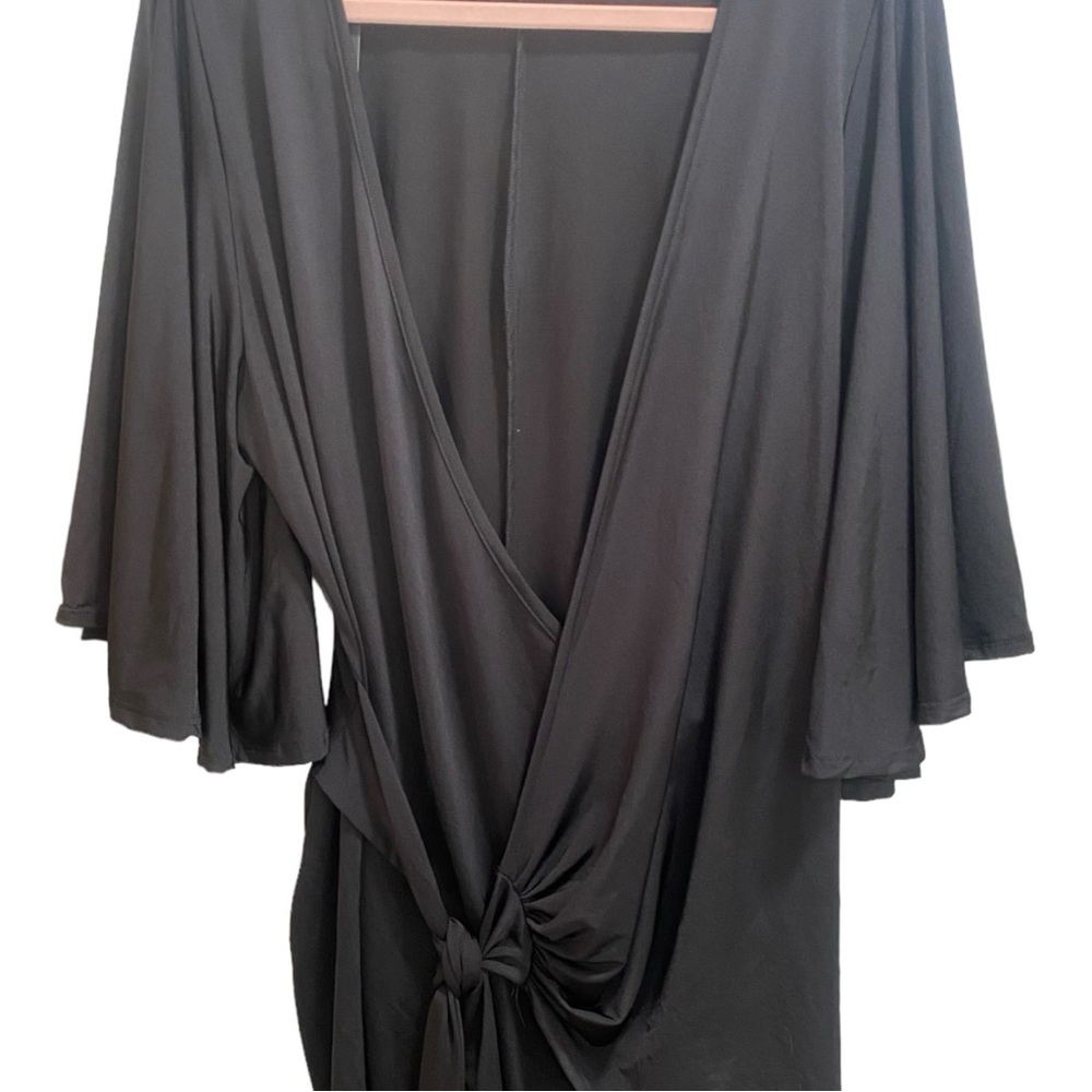 Fashion Nova Wicked Games Mini Dress, Black, NWT size 1x - Picture 4 of 8